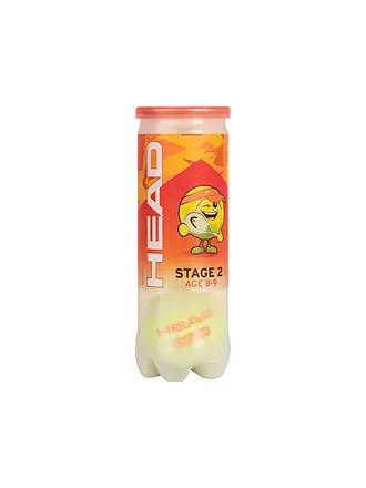 HEAD | Pelotas de tenis Stage 2, paquete de 3 | 